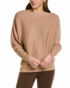 Lafayette 148 New York Ribbed Asymmetric Silk-Blend Sweater Women Sweaters & Knits