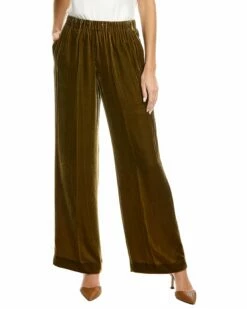 Lafayette 148 New York Classic Riverside Silk-Blend Pant Women Pants
