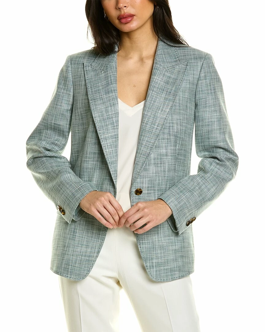Lafayette 148 New York Loro Piana Carter Wool & Silk-Blend Jacket Women Suits & Separates