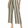 Lafayette 148 New York Clark Linen Crop Pant Women Pants