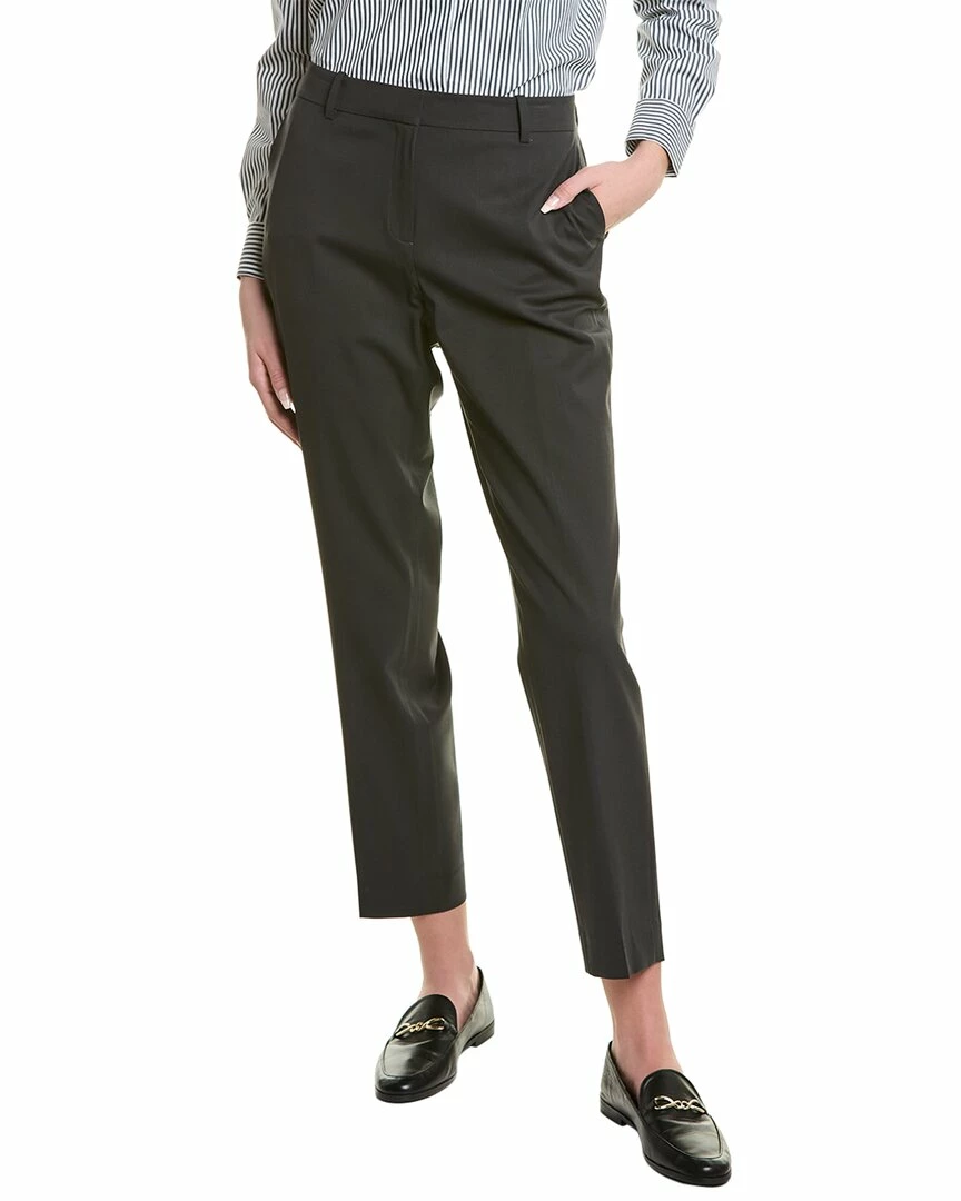 Lafayette 148 New York Clinton Wool-Blend Ankle Pant Women Pants