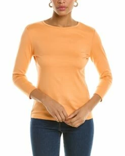 Lafayette 148 New York 3/4 Sleeve T-Shirt Women Sweaters & Knits