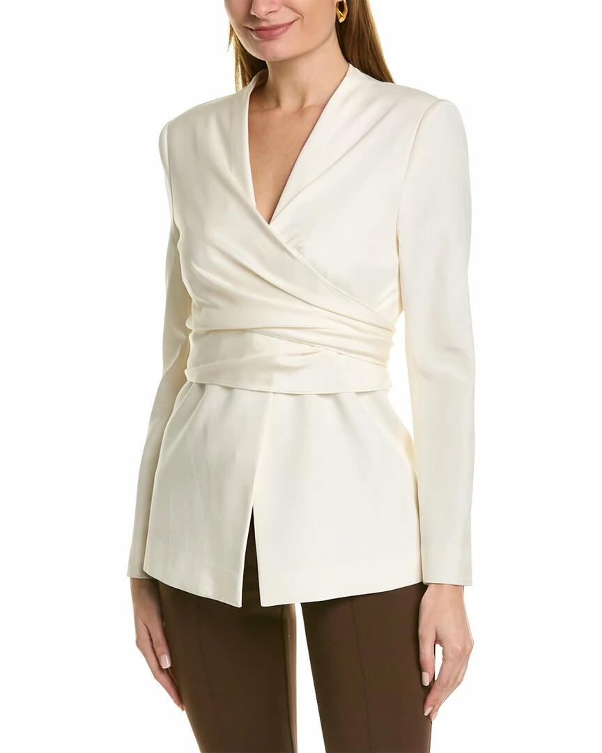 Lafayette 148 New York Francois Silk-Blend Blazer Women Suits & Separates