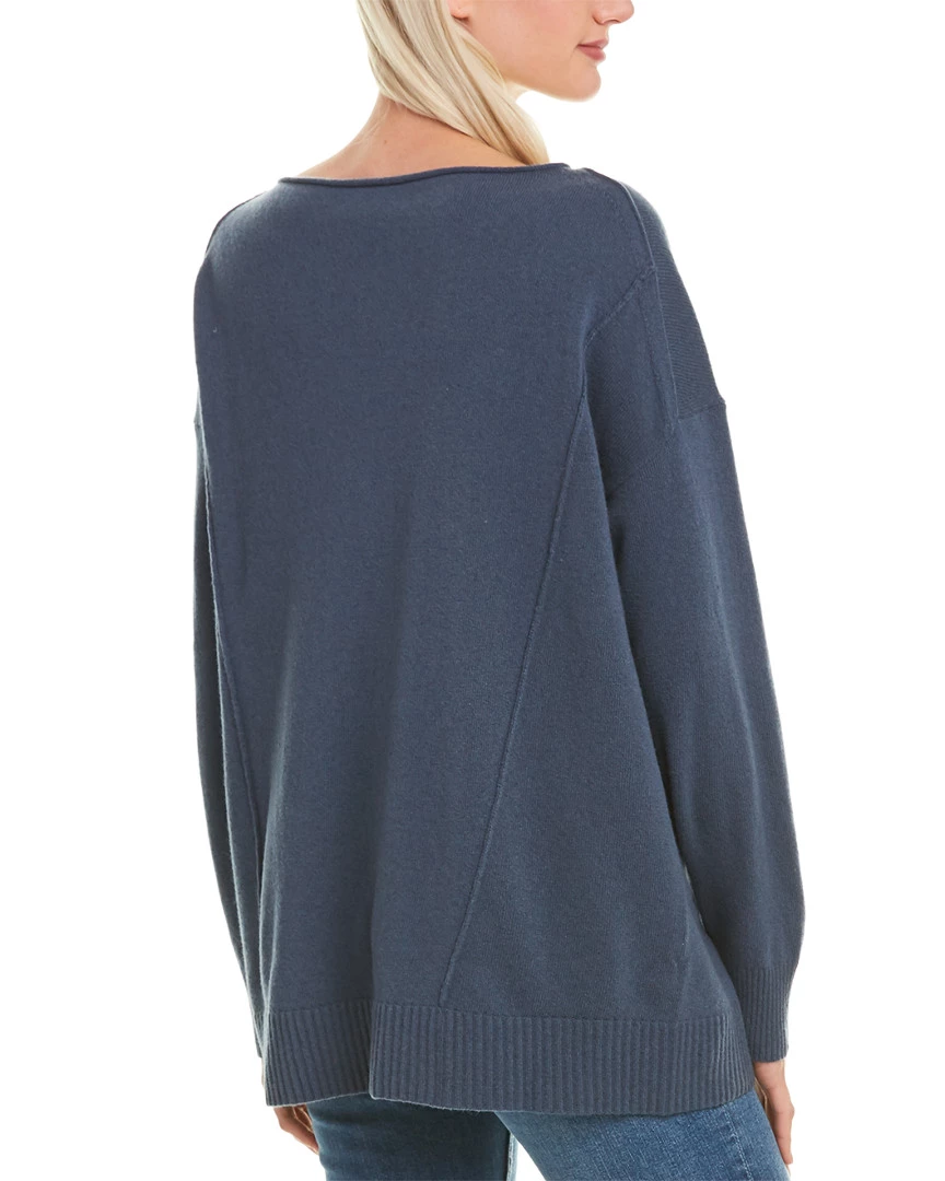 Lafayette 148 New York Relaxed Wool & Cashmere-Blend Pullover Women Sweaters & Knits - Image 2