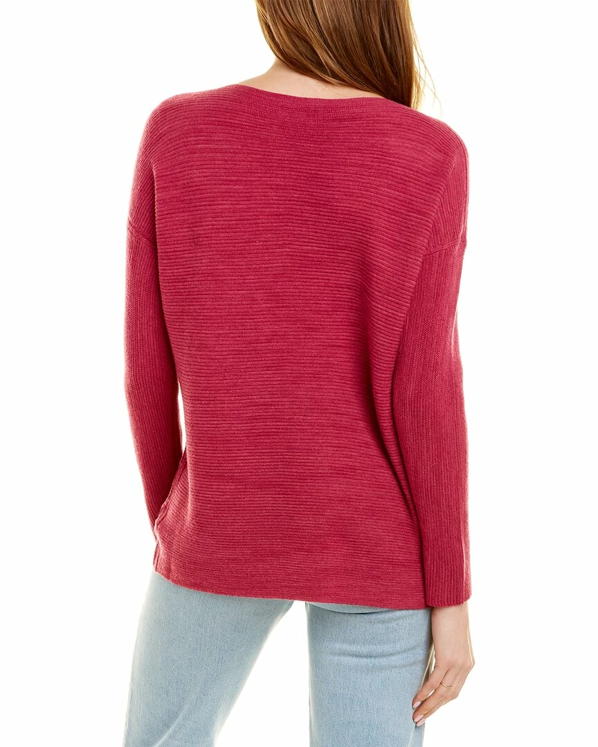 Lafayette 148 New York Ribbed Bateau Neck Wool Sweater Women Sweaters & Knits - Image 2