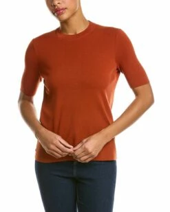 Lafayette 148 New York Crewneck Shirt Women Tops