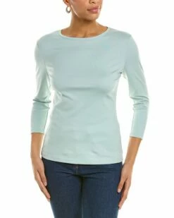 Lafayette 148 New York 3/4 Sleeve T-Shirt Women Sweaters & Knits