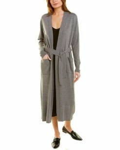 Lafayette 148 New York Belted Silk-Blend Cardigan Women Sweaters & Knits