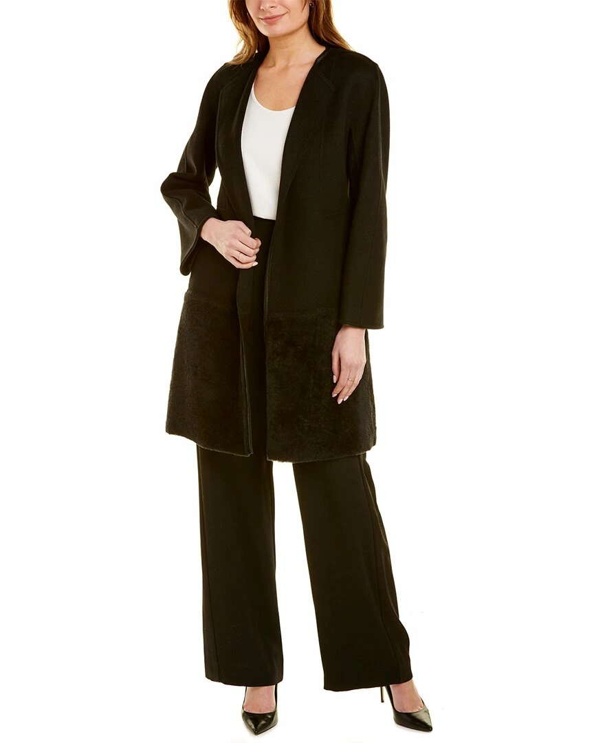 Lafayette 148 New York Hayes Wool & Cashmere-Blend Coat Women Outerwear
