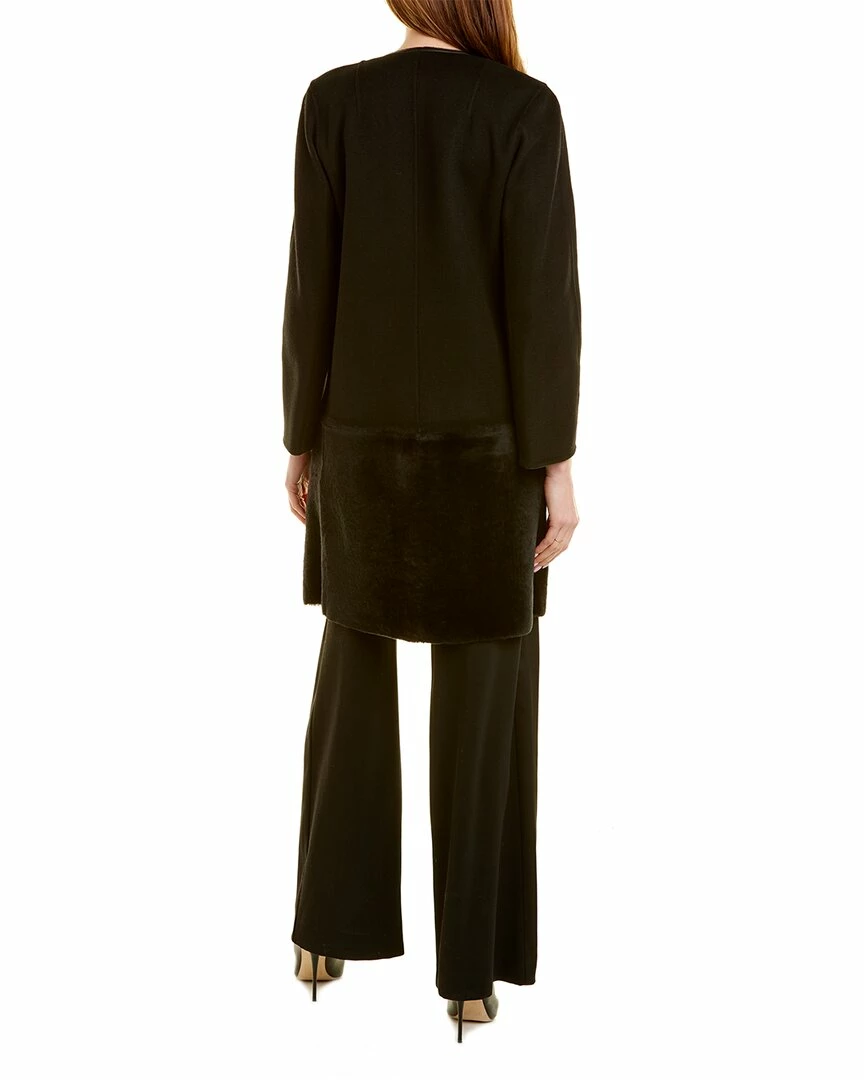 Lafayette 148 New York Hayes Wool & Cashmere-Blend Coat Women Outerwear - Image 2