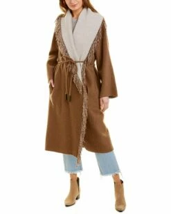 Lafayette 148 New York Reversible Everett Cashmere Coat Women Outerwear