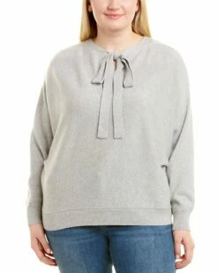 Lafayette 148 New York Plus Cashmere-Blend Sweater Women Sweaters & Knits