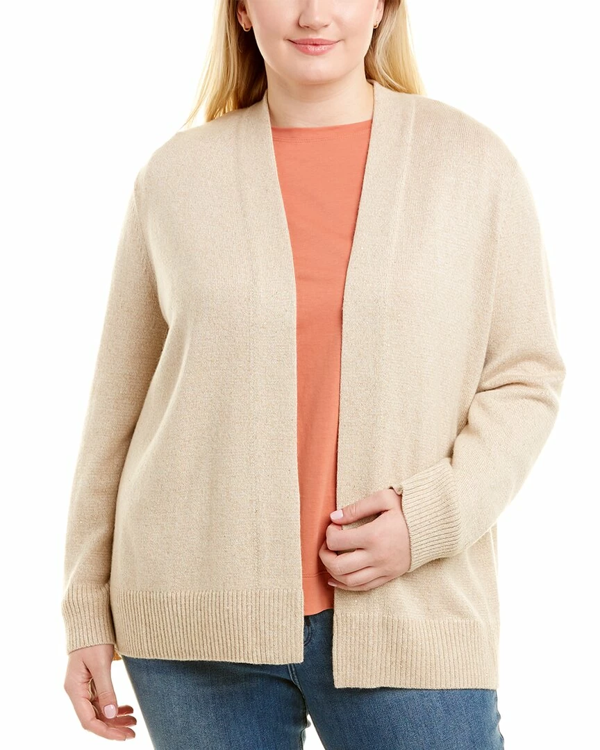 Lafayette 148 New York Plus Cashmere-Blend Cardigan Women Sweaters & Knits
