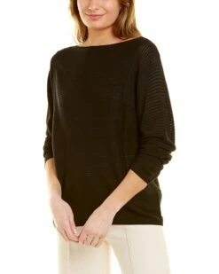 Lafayette 148 New York Ottoman Bateau Neck Sweater Women Sweaters & Knits