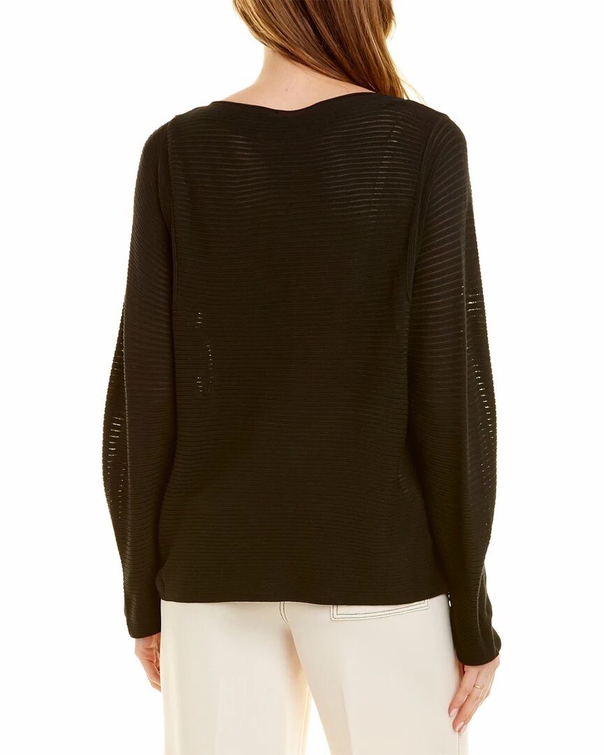 Lafayette 148 New York Ottoman Bateau Neck Sweater Women Sweaters & Knits - Image 2