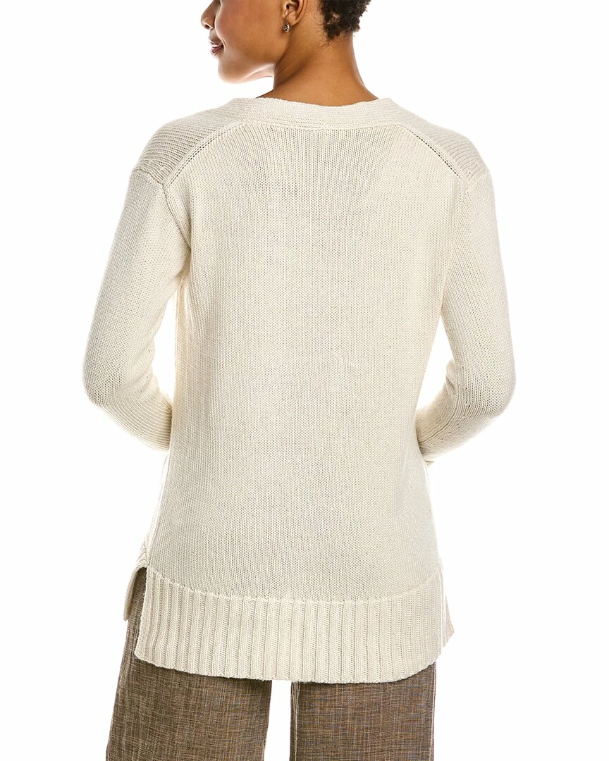 Lafayette 148 New York Smoothspun Silk & Cashmere-Blend Sweater Women Sweaters & Knits - Image 3