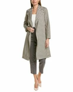 Lafayette 148 New York Reversible Rosemont Trench Coat Women Outerwear