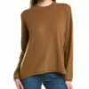 Lafayette 148 New York Petite Dropped-Shoulder Cashmere Sweater Women Sweaters & Knits