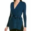 Lafayette 148 New York Belted Rib Cardigan Women Sweaters & Knits
