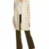Lafayette 148 New York Anders Linen-Blend Coat Women Outerwear