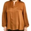 Lafayette 148 New York Plus Layla Blouse Women Tops