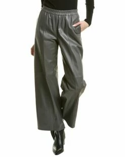Lafayette 148 New York Riverside Leather Pant Women Pants