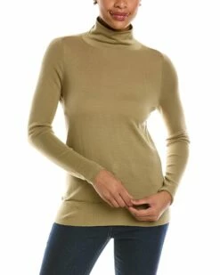 Lafayette 148 New York Modern Wool Turtleneck Women Sweaters & Knits