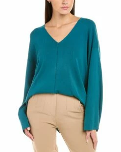 Lafayette 148 New York V-Neck Sweater Women Sweaters & Knits