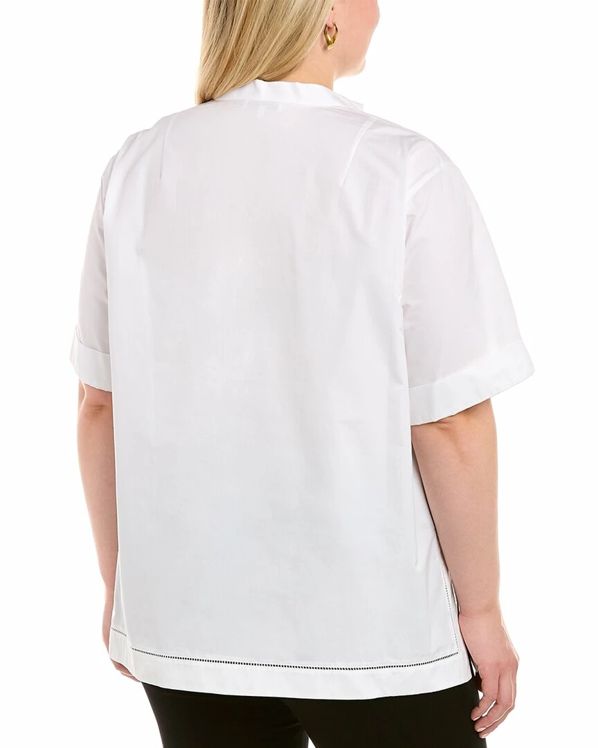 Lafayette 148 New York Plus Etta Shirt Women Tops - Image 2