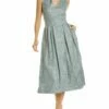 Lafayette 148 New York Meriden Wool & Silk-Blend A-Line Dress Women Dresses