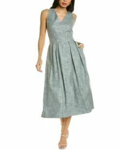 Lafayette 148 New York Meriden Wool & Silk-Blend A-Line Dress Women Dresses