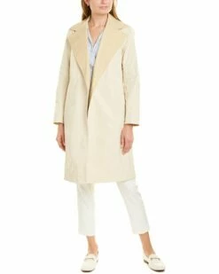 Lafayette 148 New York Reversible Rosemont Trench Coat Women Outerwear