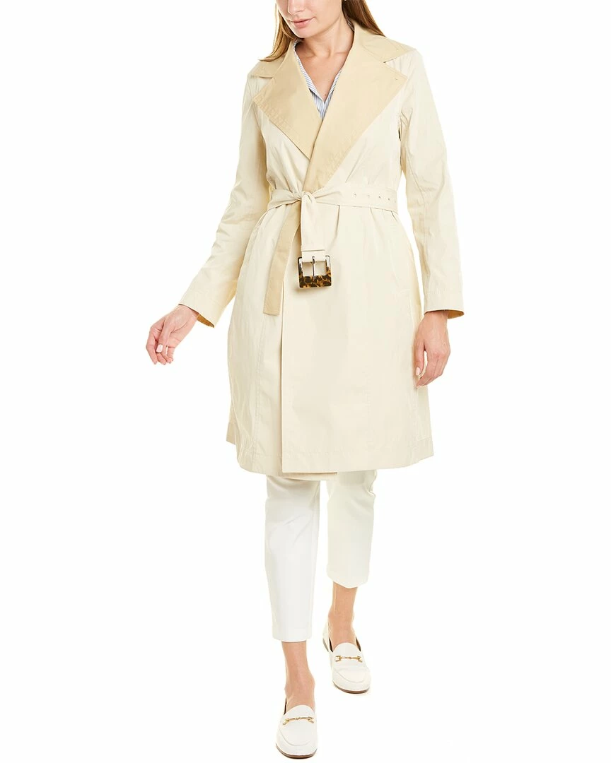 Lafayette 148 New York Reversible Rosemont Trench Coat Women Outerwear - Image 2