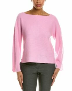 Lafayette 148 New York Square Neck Cashmere Sweater Women Sweaters & Knits