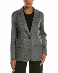 Lafayette 148 New York Arlo Wool-Blend Blazer Women Suits & Separates