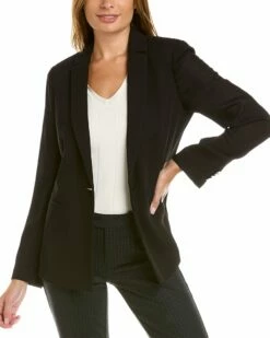 Lafayette 148 New York Samson Wool-Blend Blazer Women Suits & Separates