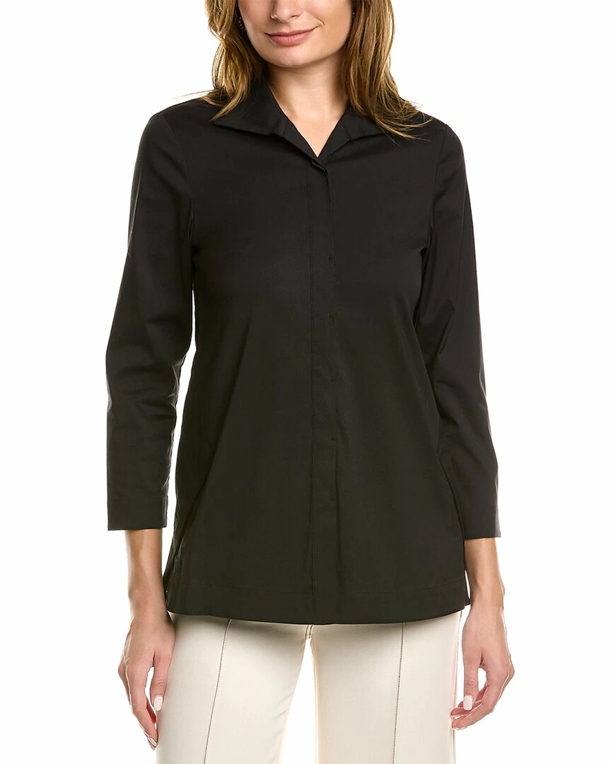 Lafayette 148 New York Petite Marla Blouse Women Tops