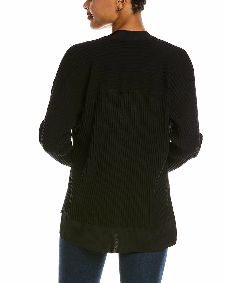 Lafayette 148 New York Ribbed Cardigan Women Sweaters & Knits - Image 2
