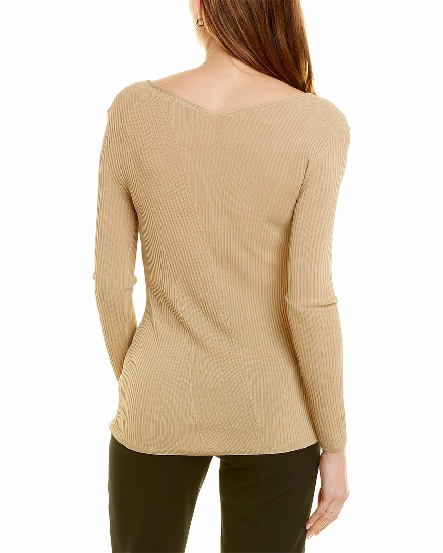 Lafayette 148 New York Diagonal Rib Sweater Women Sweaters & Knits - Image 2
