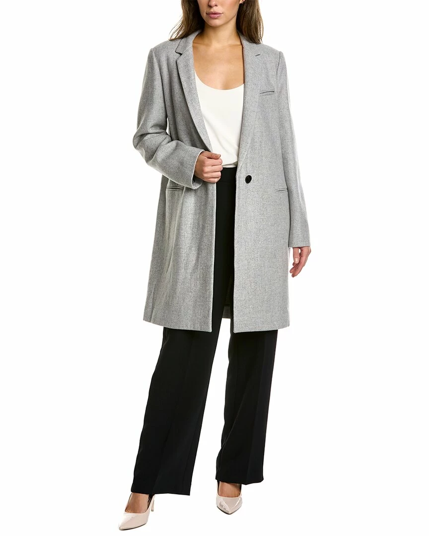 Lafayette 148 New York Marabela Wool-Blend Coat Women Outerwear