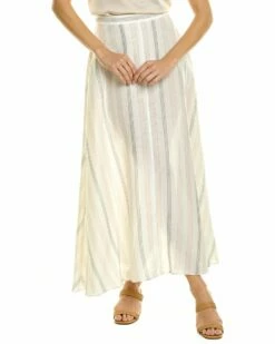 Lafayette 148 New York Ambria Linen-Blend Circle Skirt Women Skirts