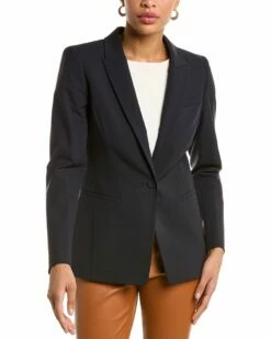 Lafayette 148 New York Harvey Wool-Blend Blazer Women Suits & Separates