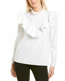 Lafayette 148 New York Ashlyn Blouse Women Sweaters & Knits