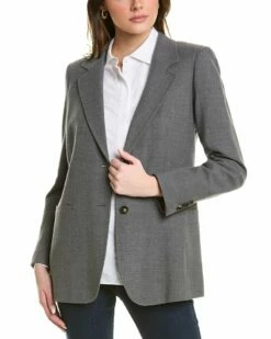 Lafayette 148 New York William Wool-Blend Blazer Women Suits & Separates