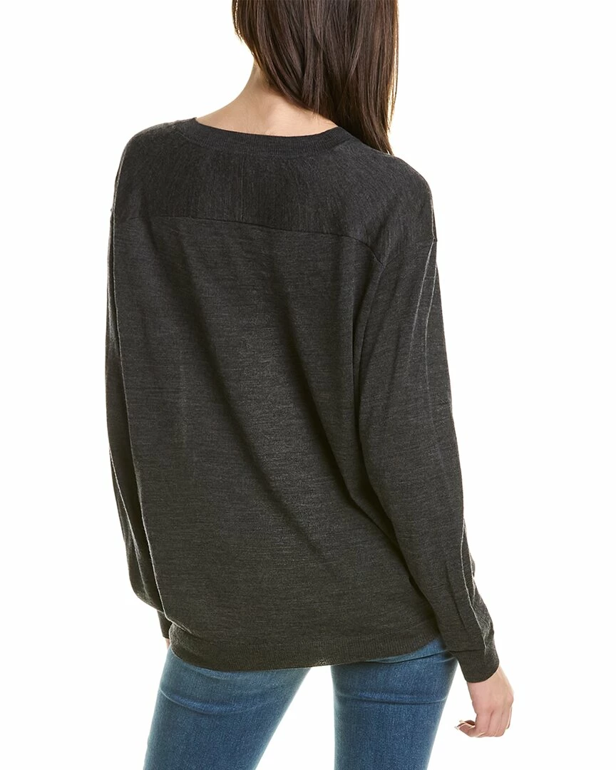 Lafayette 148 New York Dropped-Shoulder Wool Sweater Women Sweaters & Knits - Image 2
