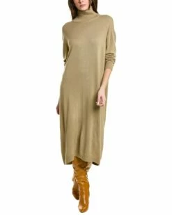 Lafayette 148 New York Dropped-Shoulder Wool Sweaterdress Women Dresses