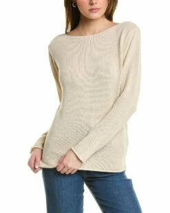 Lafayette 148 New York Boat Neck Garden Sweater Women Sweaters & Knits