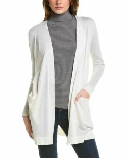 Lafayette 148 New York Silk Cardigan Women Sweaters & Knits