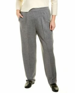 Lafayette 148 New York Plus Wool-Blend Tapered Pant Women Pants