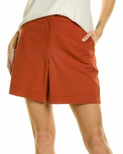 Lafayette 148 New York Fulton Wide Leg Short Women Shorts